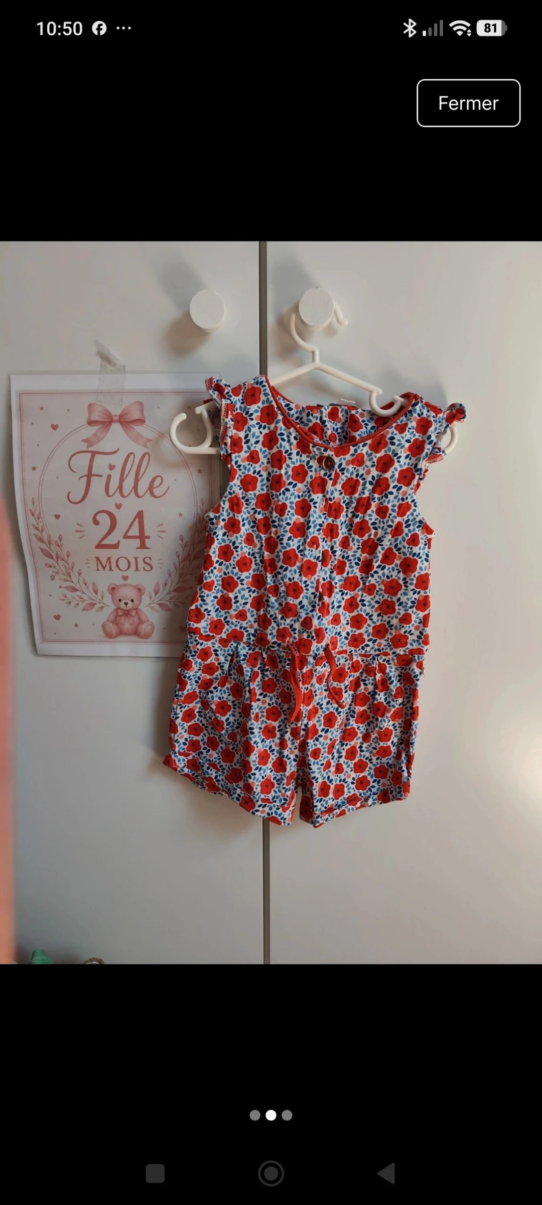 Combi short 23 mois Okaïdi 